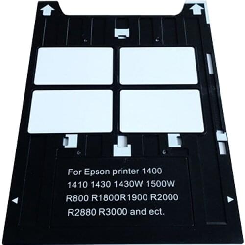 PVC ID Card Tray Plastic Card Tray for Epson 1400 1410 1430 1430W 1500W R800 R1800 R1900 R2000 R2400 R2880 R3000 Printer Tray