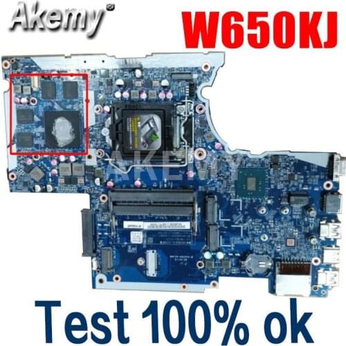 Akemy For CLEVO W650KJ W650DC Notebook Motherboard 6-71-W65K0-D02 6-71-W65K0-D01 Laptop Mainboard 100% Test Work