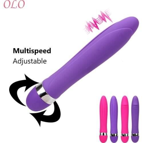 OLO Stimulator Massager G-spot Sex Toys for Women Clitoris Stimulator Speed Adjustable Magic Wand AV Stick Dildo Vibrator