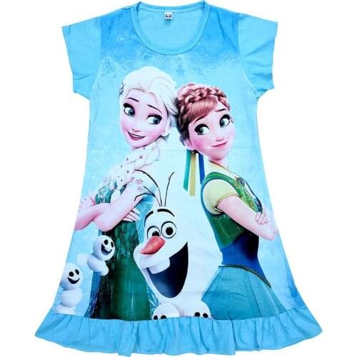 Girls Dress Elsa Anna Olaf Sofia Princess Christmas Dress Summer Baby Children Kids Dresses for Girls Clothes Vestidos Infantil