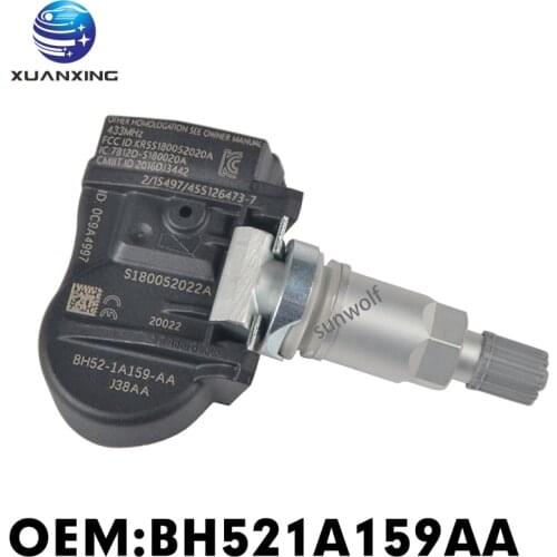 BH521A159AA Tire Pressure Sensor Monitoring System TPMS 433Mhz For Land Rover Defender Discovery LR010502 LR003133 LR000591