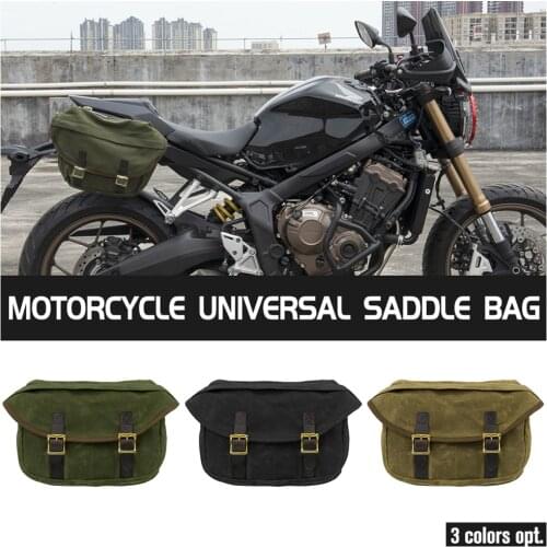 Universal Motorcycle Bags Saddlebag Luggage Side Bags Travel Knight Rider For Harley Touring Triumph Bonneville Honda shadow New
