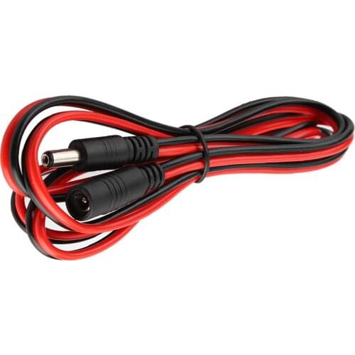 150cm Power Extension Cable DC5521 Male To Female Power Cable For Most LCD Monitor, Laptop