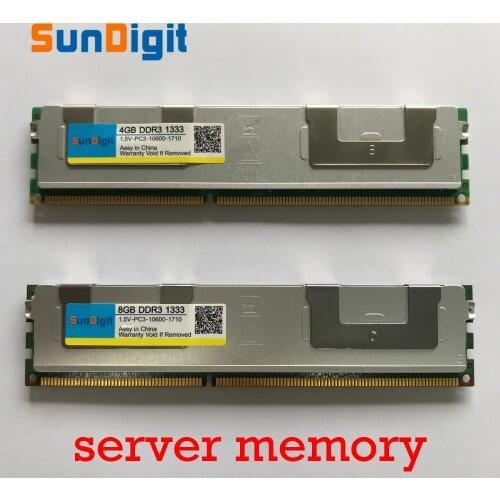 2Pcs/bag For Hynix DDR3 4GB 8GB DDR3 1333MHz PC3-10600R 2Rx4 ECC REG RDIMM RAM DDR 3 1333 Only Server Memory Lifetime Warranty
