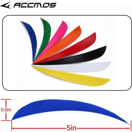 20pcs High Quality 5" Water Drop Fletching Turkey Real Feather Natural Feather For Arrow Hunting Arrow Accessories