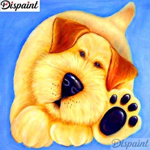 Dispaint Full Square/Round Drill 5D DIY Diamond Painting "Cartoon dog" Embroidery Cross Stitch 3D Home Decor A12158