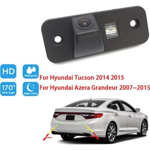 Car Rear View Reverse Camera For Hyundai Tucson 2014 2015 For Hyundai Azera Grandeur 2007~2015 CCD Full HD Backup parking Camera