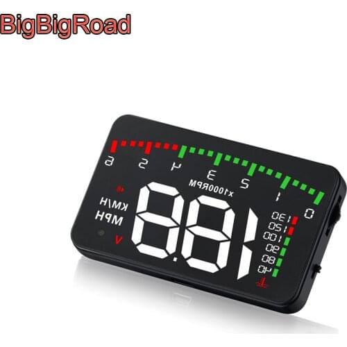 BigBigRoad Car Hud Display For BMW 4 Series 425i 440i 430i 435i 428i 420i 6 Seires GT 640i 650i 630i Auto Windshield Projector
