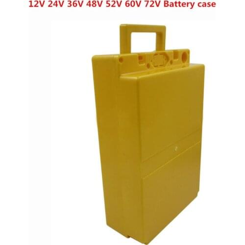 60V 48V 36V 24V Electric bike battery case lithium ion battery storage box for 18650 battery pack