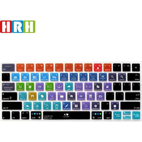 HRH Ableton Live Functional Hotkeys Shortcuts Silicone Keyboard Cover Skin Protective Film For Apple Magic MLA22B/A US Version