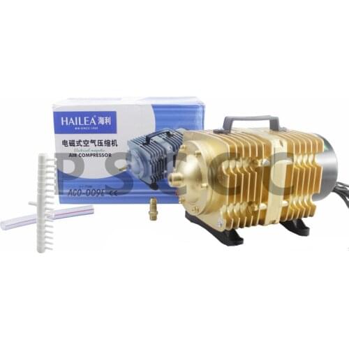 160W 140L/min Hailea ACO 009E Electromagnetic Air pump Air Compressor Septic Fish Tank Aquarium tank Oxygen for Fish tank