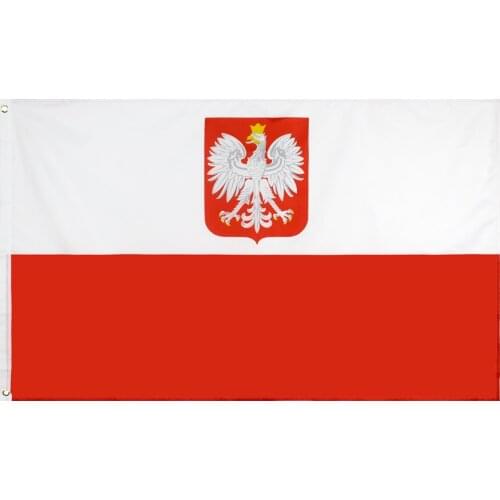Poland Emble Flag Yehoy hanging 90*150cm For Decoration