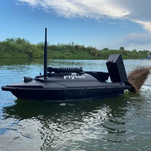 Flytec 2011-5 Latest Version 500M Double Motor Tank RC Fishing Bait Boat For Carp Fishing Tackle