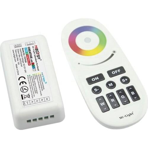 Mi.light FUT028 2.4G RGBW controller DC12/24V Wireless touch panel color RF RGBW led Controller for RGBW led strip
