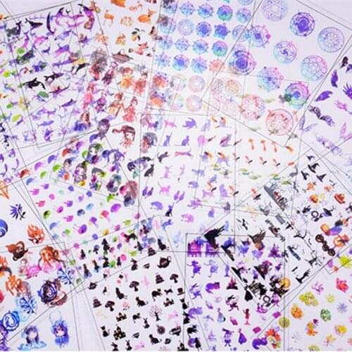 UV Resin Epoxy Resin Crafts Materials Filler Sticker Floral Colorful Translucent Crystal Animal Landscape Jewelry Making Tools