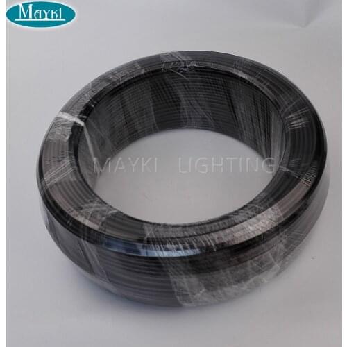 Mayki PEOF-1*0.5 PMMA end lit fiber optic cable with black PVC suitable for swiming pool decoration