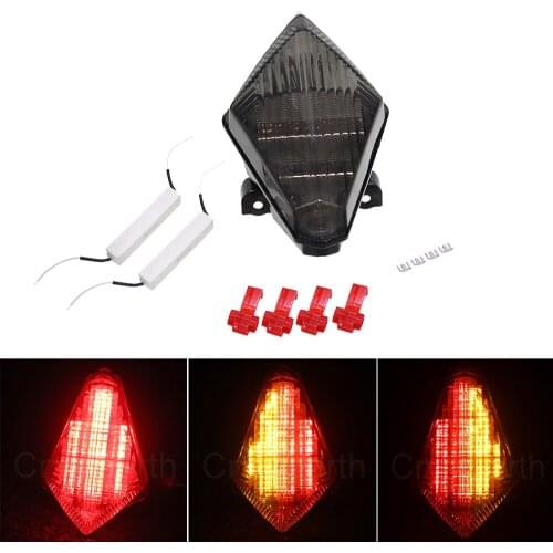 Motorcycle Rear Tail Light Brake Turn Signals Integrated LED Light For Yamaha YZF-R1 2007 2008 YZFR1 YZF R1 07-08
