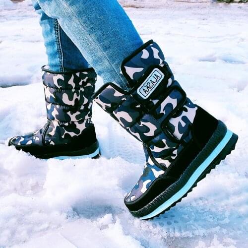 Winter Snow Boots Men Shoes Thick Increased 2020 Winter New Men Warm Comfortable Casual Boots Waterproof Ultralight Footwear