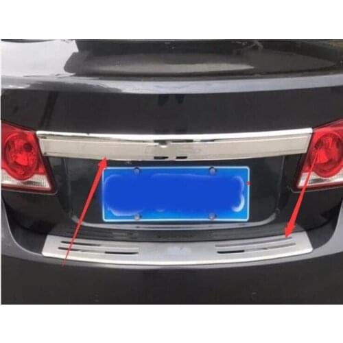 Stainless Steel Rear Trunk Lid Cover Trim For Chevrolet Cruze 2009 2010 2011 2012 2013