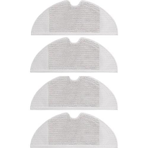 4Pcs Mopping Cloths For Xiaomi Mijia 1C / STYTJ01ZHM Mi Robot Vacuum Mop Robotic Vacuum Cleaner Replacements
