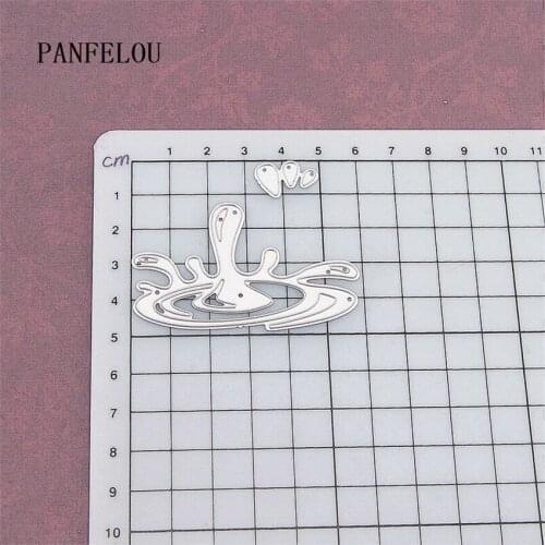 Spray 1lot=2pcs paper die cutting stencils punch Metal cuts dies cutting dies Scrapbooking DIY Embossing mould card