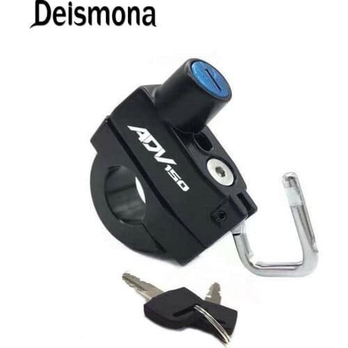 For Honda X-ADV150 ADV150 ADV 150 Motorcycle Helmet Locks install on Rear Passenger Footrest Bracket