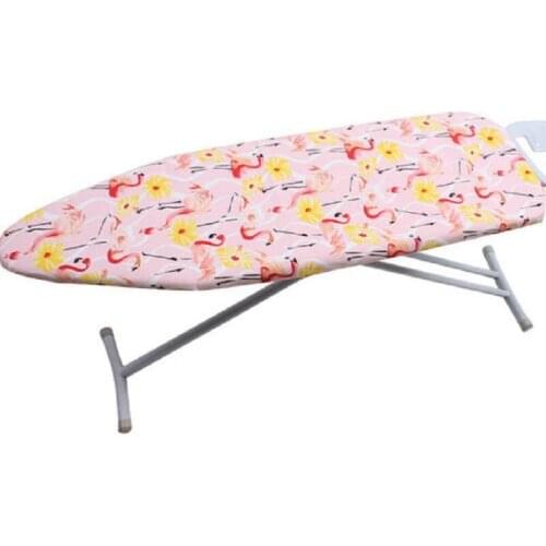 140*50cm Ironing Board Covers Marble Cloth Flamingo Printed Ironing Board Cover Protective Non-slip