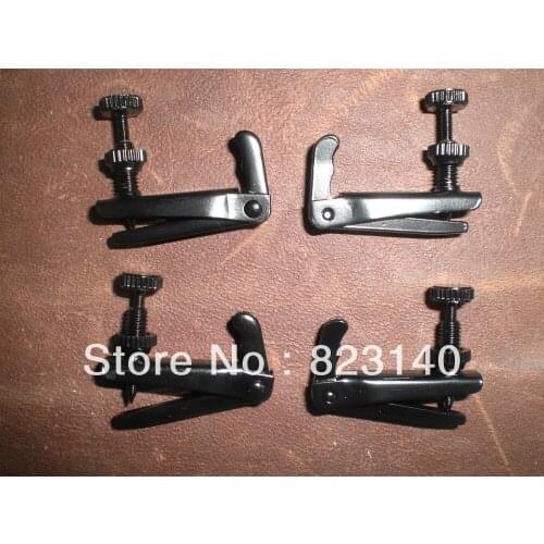 20 PCs Full Black Nice Violin fine tuners 3/4-4/4 Size
