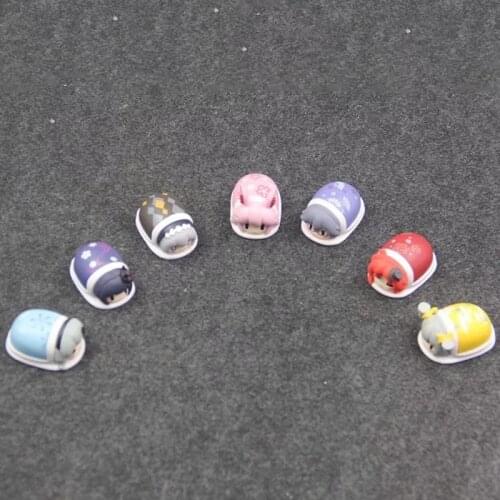 7pcs/lot Anime Honkai Impact 3 Yae Sakura Bronya Zaych Sexy Girls PVC Action Mini Figure 2cm