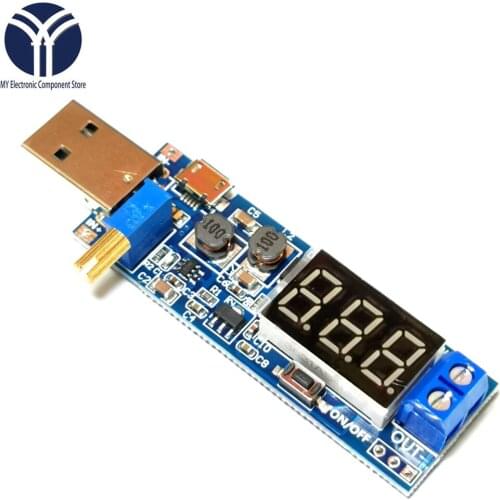 DC-DC 5V to 3.5V / 12V USB Step UP / Down Power Supply Module Adjustable Boost Buck Converter Out DC 1.2V-24V