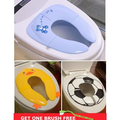Baby Travel Folding Potty Seat toddler portable Toilet Training seat children urinal cushion children pot chair pad /mat