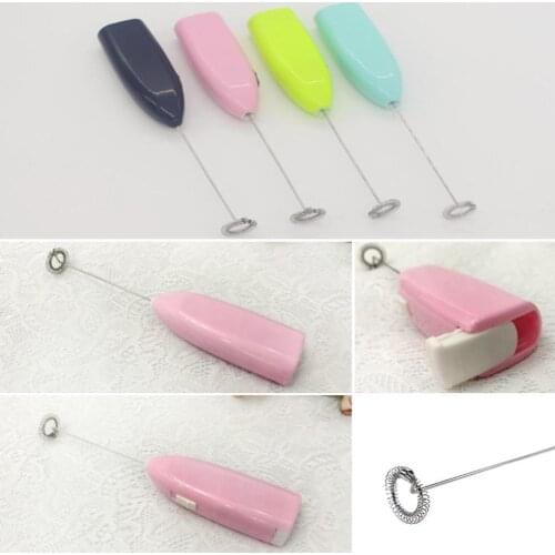 Electric Mixer Handheld Home Kitchen Mini Steel Egg Milk Coffee Foamer Blender Frother Kitchen Tool Cooking D1X0