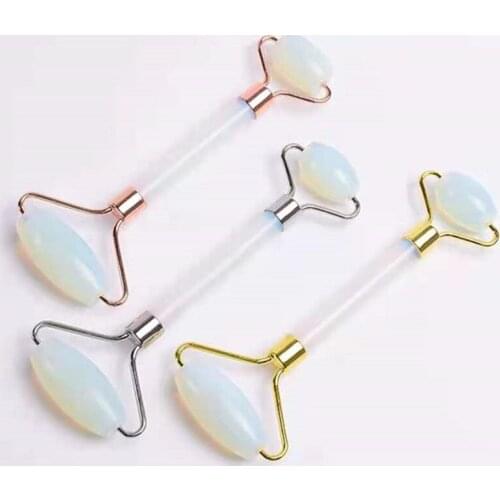 White Opal Massage Roller Natural Quartz Crystals Healing Stones For Gifts