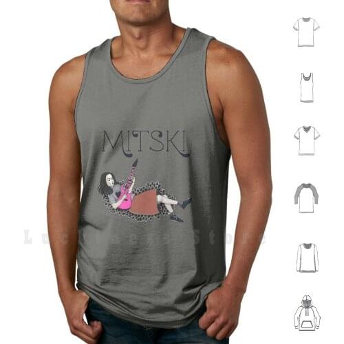 Mitski - North American Tour Icon tank tops vest 100% Cotton Mitski Be The Cowboy Puberty 2 Geyser Nobody Bury Me At Makeout