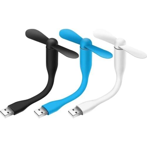 Mini USB fan, bamboo dragonfly bendable small fan, electric fan is suitable for mobile power, laptop and computer summer gadgets