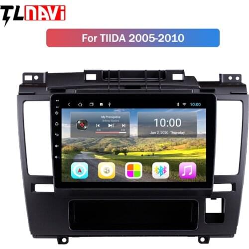 2G RAM 9 inch Android 10 HD Touch Screen GPS Navigation Radio for 2005-2010 Nissan Tiida Stereo Multimedia Player
