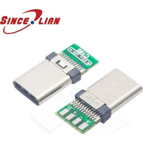 Original USB Plug Straight body Type 1000PCS USB-A male High Current USB Plug Connector USB PCB Connector Plug