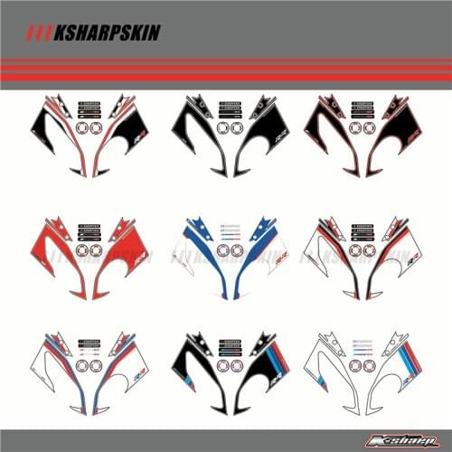 Front Fairing Motor Number Board 3D Gel Protector for BMW 2015-2017 S1000RR