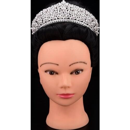 Crown Headband Fashionable Pearl Design Wedding Hair Accessories Luxury Jewelry For Women AAA+ Zircon BC4955 Corona Princesa