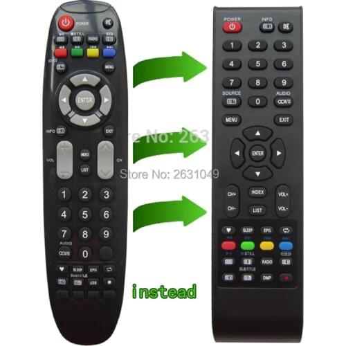 Remote control for Sencor tv SLE-3221TCS SLE-32F16M4, SLE-32F16M4 SLE-3215M4 SLE-2057M4 SLE-2058TCS