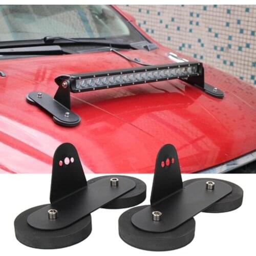 Rubber Magnetic lamp holder light Mounting bracket for Car Led light bar Offroad work light Roof Sucker frame base for Led bar