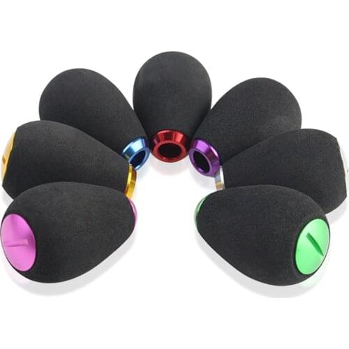 Fishing Reel Handle Knob EVA Baitcasting Reel Handle Knob Trolling Reel Handle Accessory Ultralight Fishing Tackle Tools