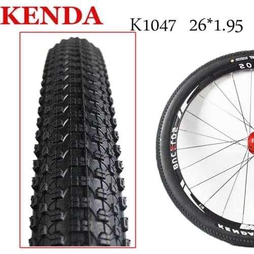KENDA K1047 MTB Bicycle Tyre 26*1.95 60TPI 85PSI Mountain Bike tire Non-slip Low Resistance Tires cycling parts 2PC