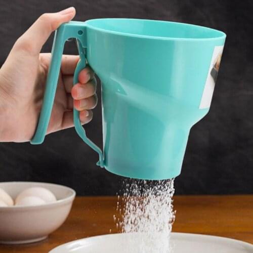 Funnel Shape Flour Sifter Baking Pastry Cake Tools Fine Mesh Powder Flour Sieve Icing Sugar Manual Sieve Cup Home Kitchen Cocina