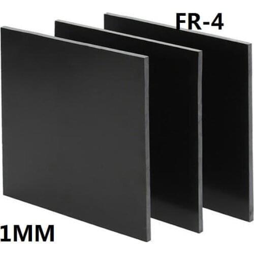 1mm thick black FR4 fiberglass sheet glass fibre plate GFRP GF board black epoxy plate FR-4 Insulation and anti-static sheet