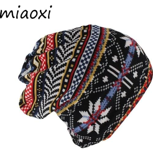 Miaoxi Top Fashion Autumn Women Warm Cap Scarves Two Used Head Caps Autumn Girls Beanies Skullies Winter Warm Bonnet Sale