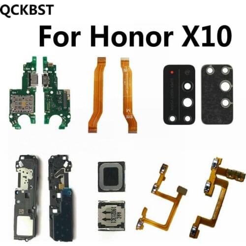 X10 Loud Speaker Buzzer Charging port Board Volume Flex Replacement For Huawei Honor X10 Main Motherboard Flex cable