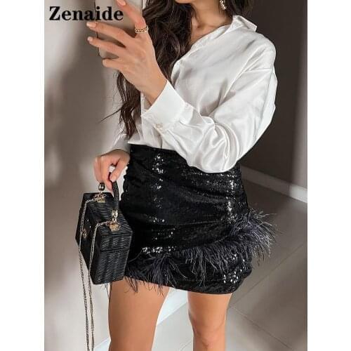 Женские мини юбки ZENAIDE China At AliExpress