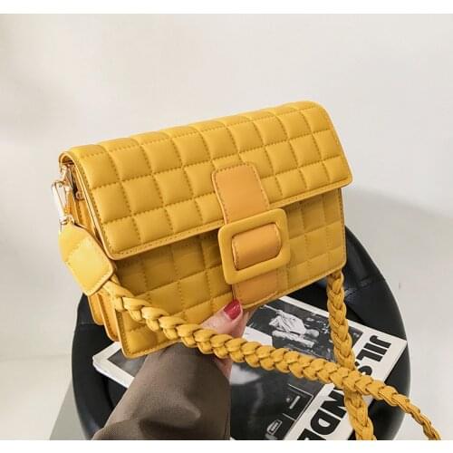 Womens Bag New 2021 Ins Small Square Texture Shoulder Designer Bag Handbags Women Bags High Quality
