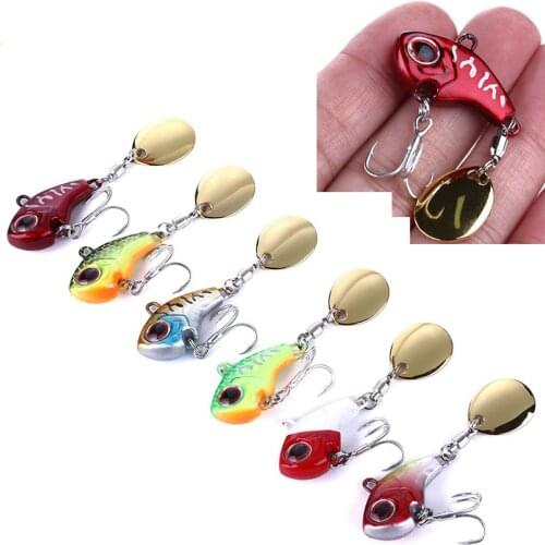 1pcs/lot fishing lures Metal Mini VIB bait 8g 12g 15g full swimming sea bream fishing baits vivid Vibrations Spoon Fishing lure